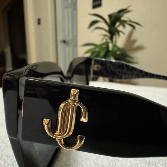 Jimmy Choo Black Cat-Eye Sunglasses main image 4